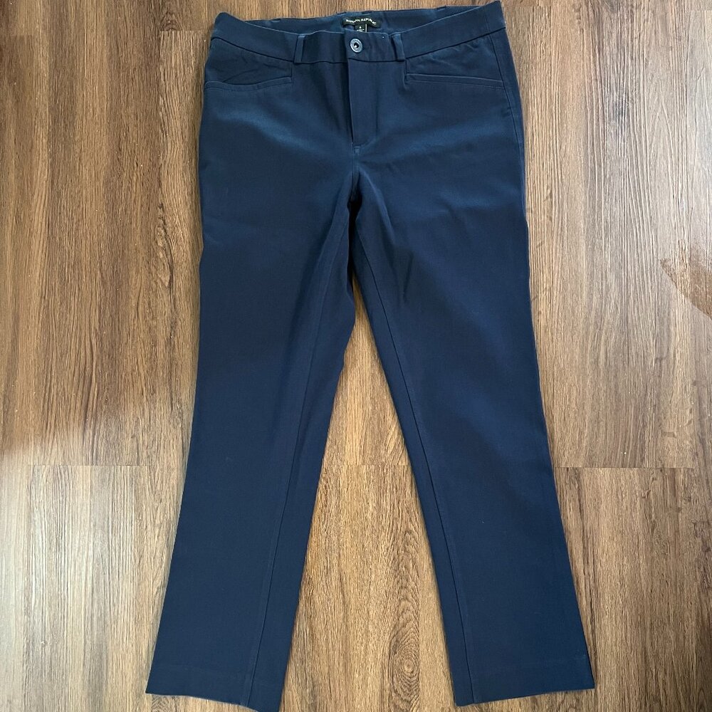 Womens Navy Banana Republic Ankle Pants, Size 6